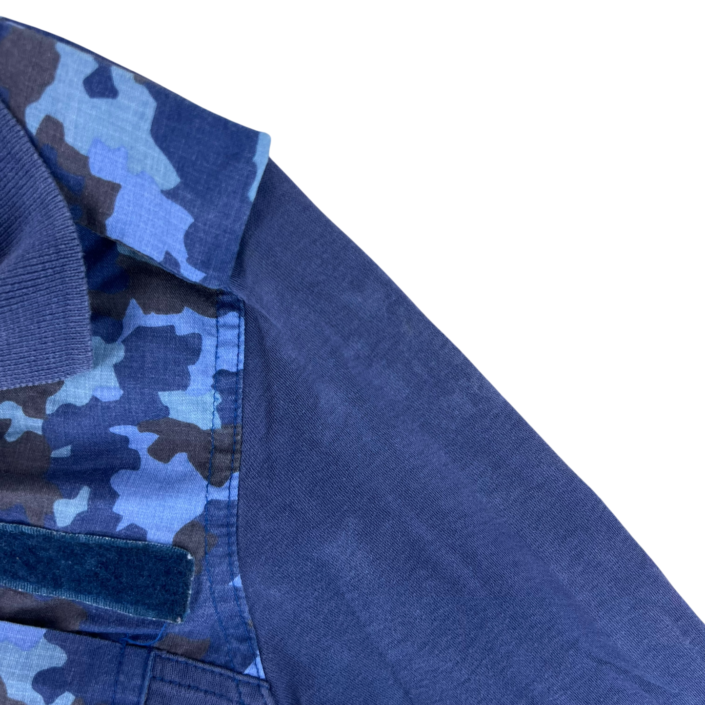 Romanian Navy M2017 Blue Camouflage Polo Top - Medium