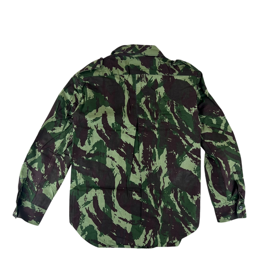 Portuguese Army M63 Lizard Camouflage Long Sleeve Shirt - Small