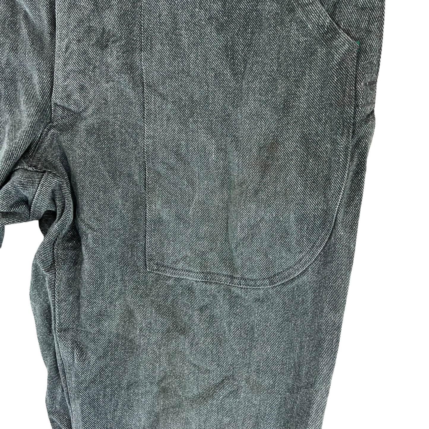 Swiss Army 60s Sage Green Denim Work Trousers - W42 L26