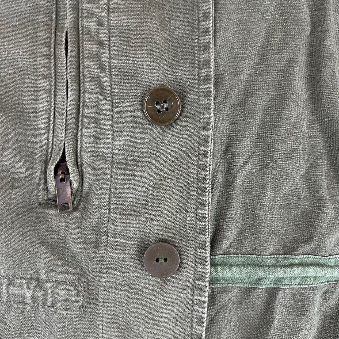 French Army F1 Olive Green Lightweight Jacket - Medium