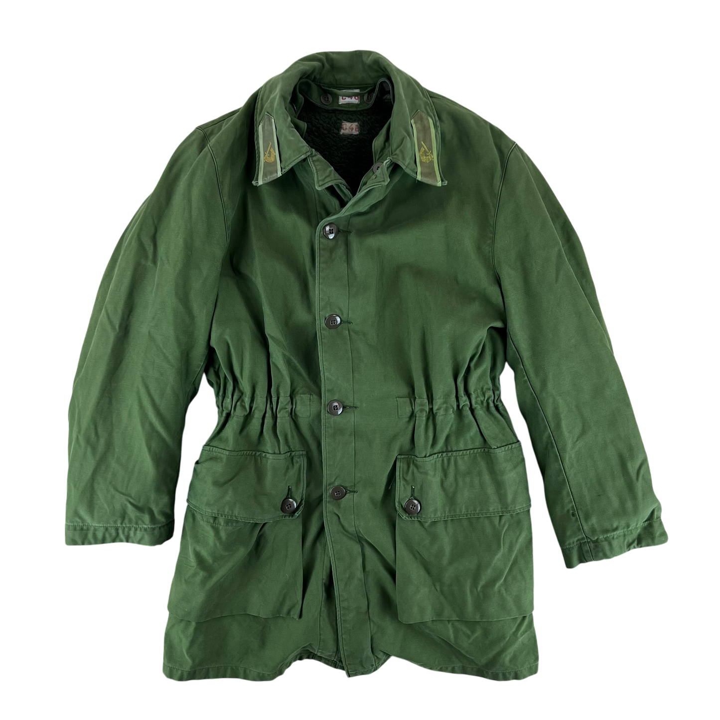 Swedish Army M59 Forest Green Field Jacket w/ Thermal Liner - Medium