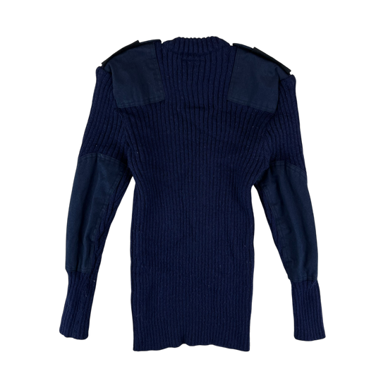 British Royal Navy Wool Crew Neck Pullover Jersey Jumper - Small 88cm