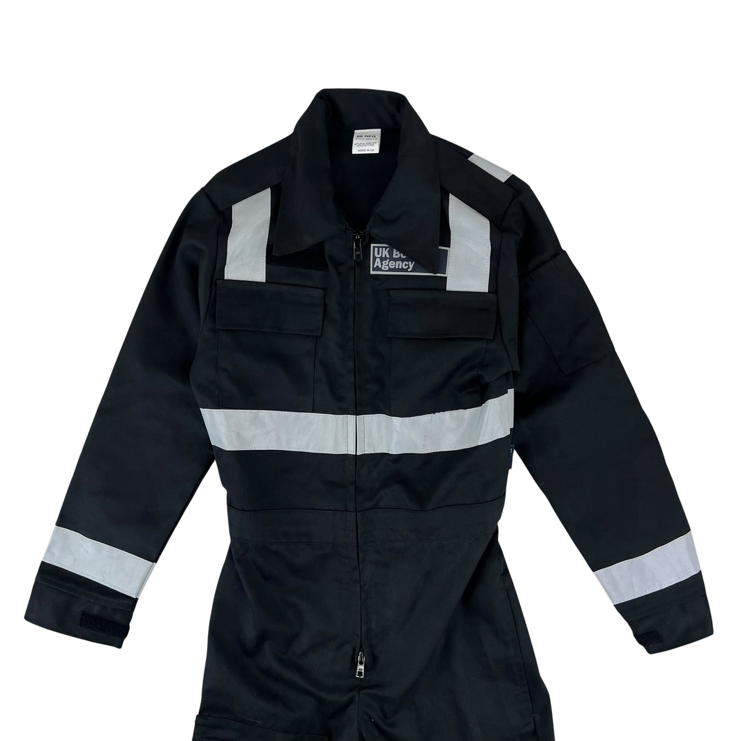 British MoD Home Office Black Coveralls - UK Border Agency - Small 88R