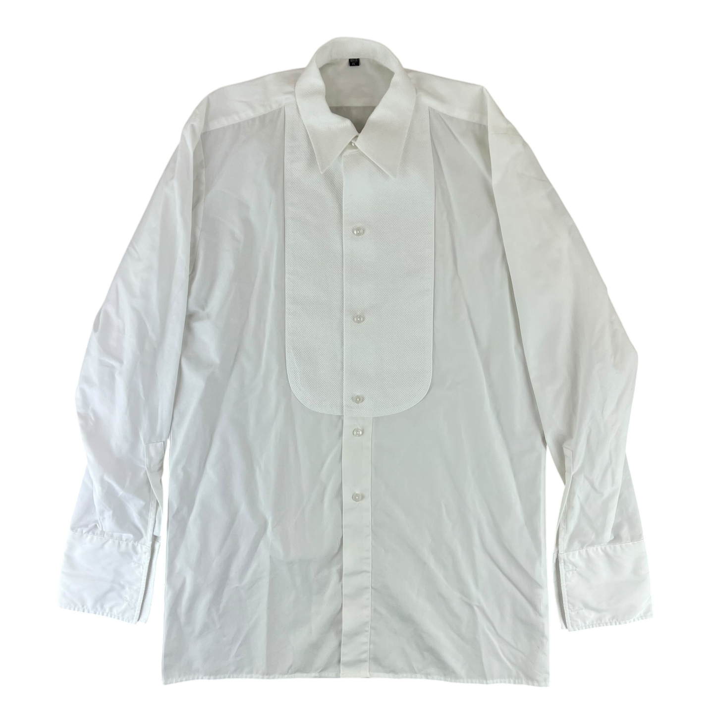 British Army White Marcella Mess Dress Shirt - Medium 15C
