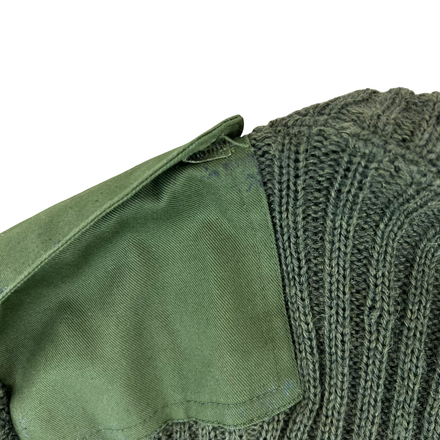 British Army Olive OG Utility Jersey Pullover Jumper - Small 88cm