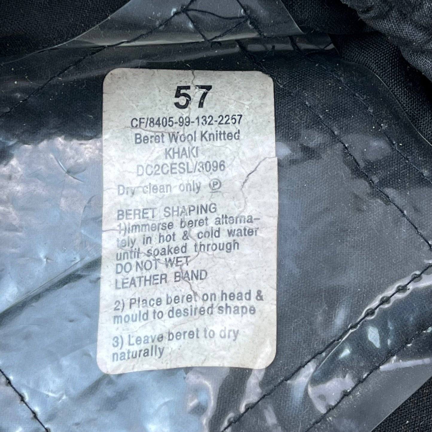 British Army Beret - King Edward VI School Cadet's - Medium 57cm