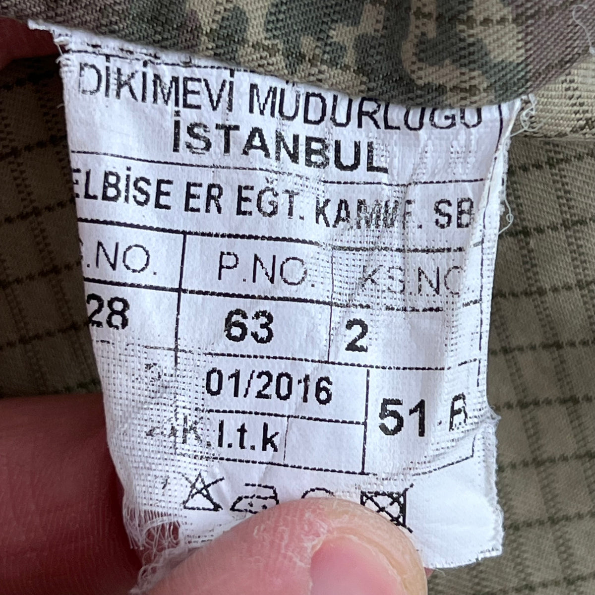 Turkish Army M2008 Digital Camouflage Field Shirt - Large