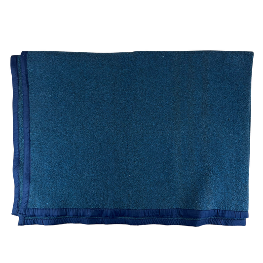 Romanian Army / Air Force Blue Wool Blanket