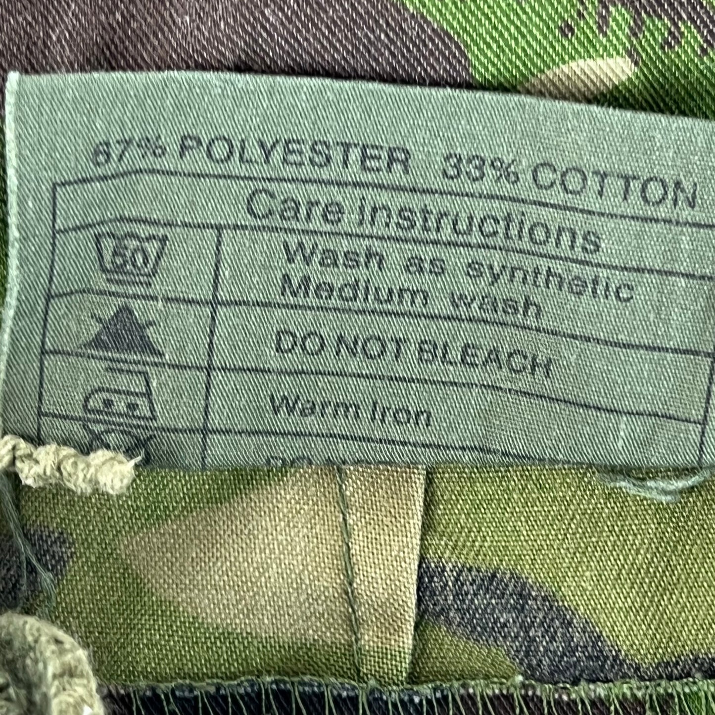 British Army S95 DPM Camouflage Combat Trousers - W33 L33
