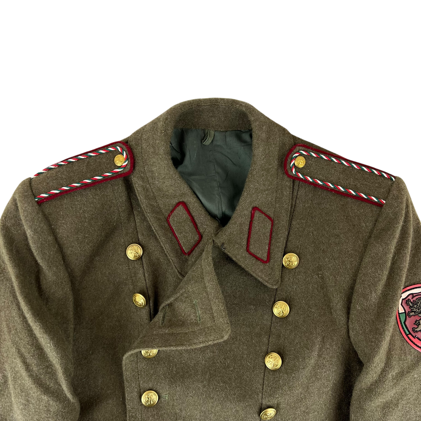 Bulgarian Army Khaki Wool Greatcoat - Medium