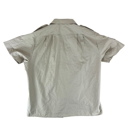 British Army Womens Fawn Shirt Short Sleeve - Large 108cm