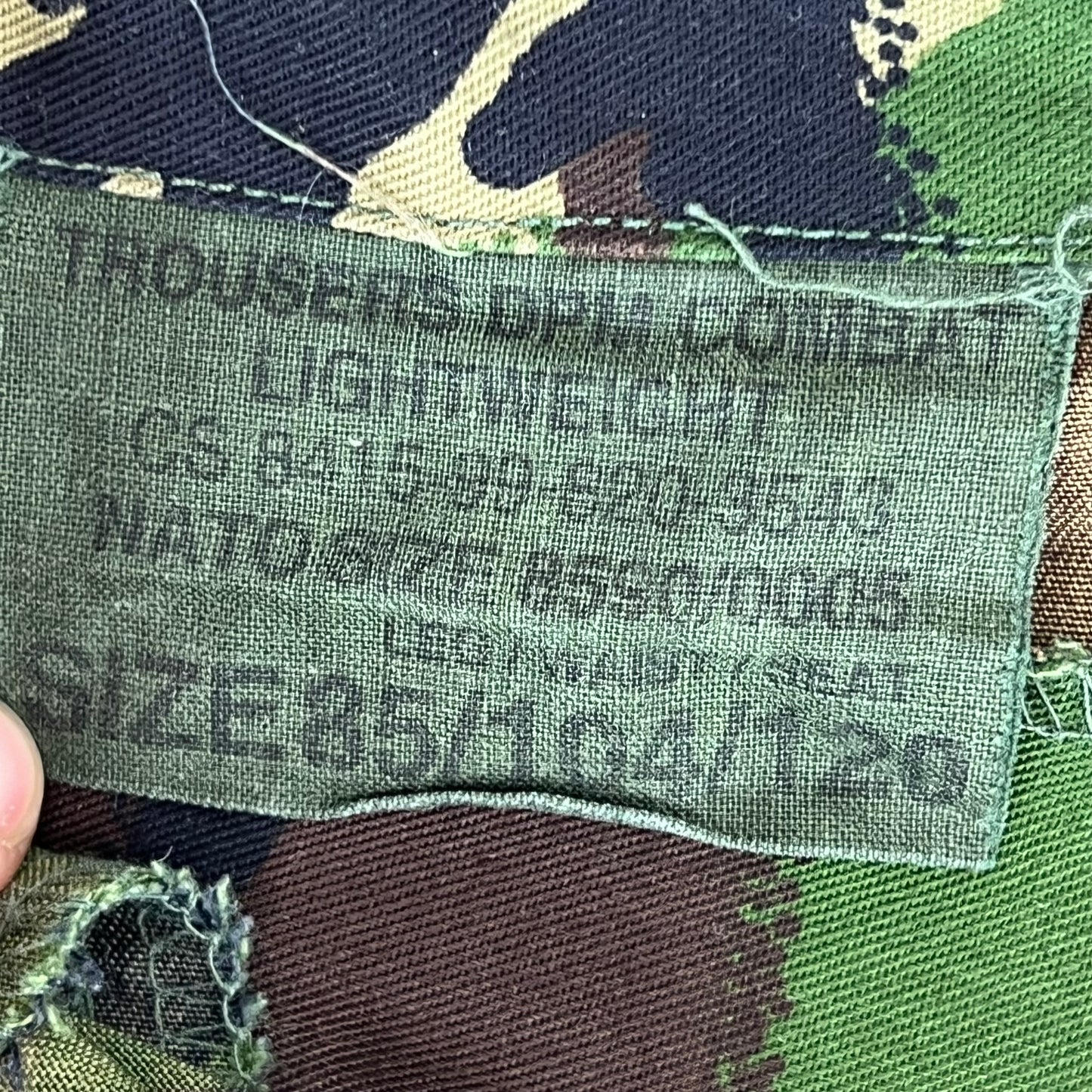 British Army S95 DPM Camouflage Combat Trousers - W41 L33.5