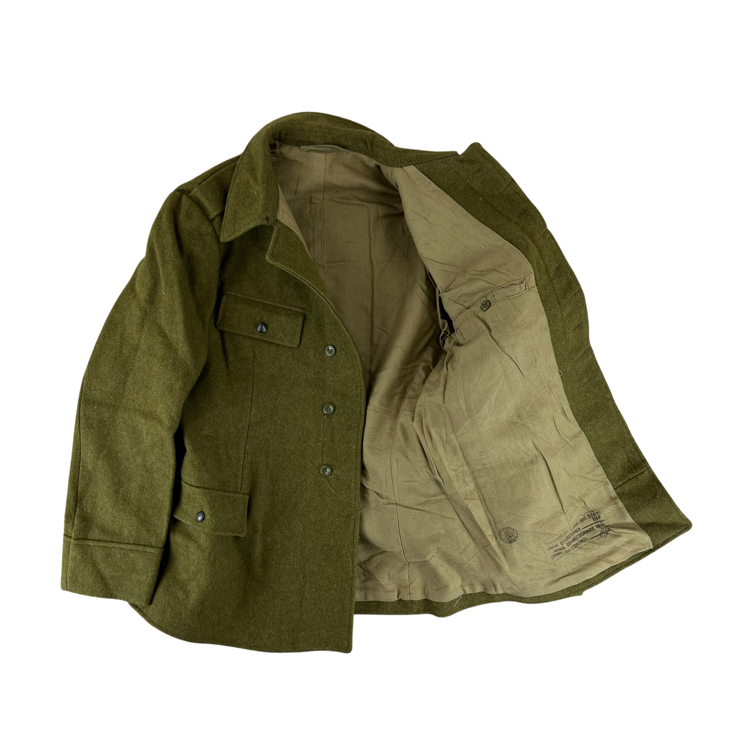 Romanian People's Army Khaki Field Jacket - Medium