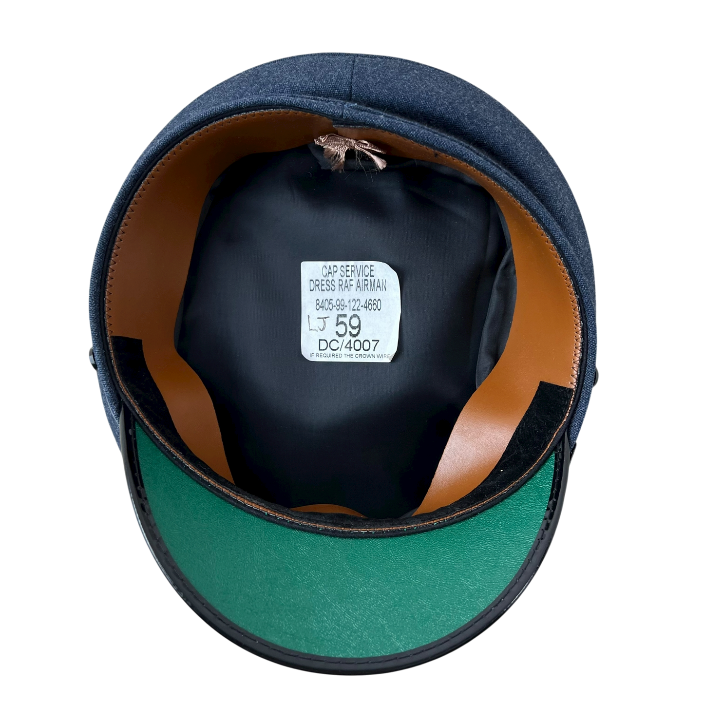 British RAF Peaked Dress Cap - Large 59cm