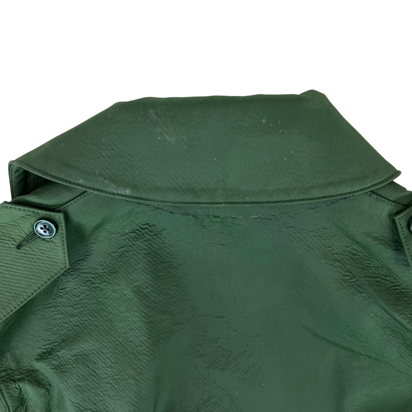 British Army / Royal Canadian Army 80's RCMP Green Mackintosh Raincoat - Medium