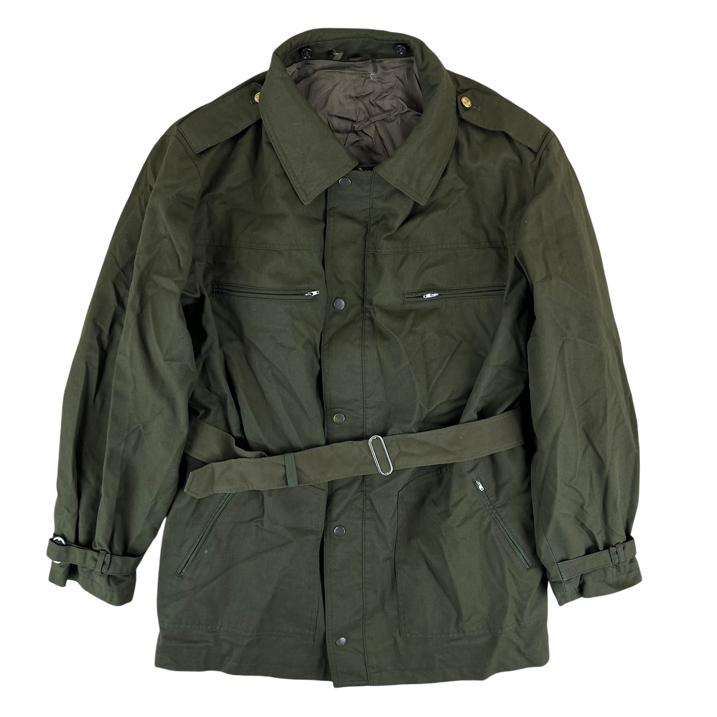 Czechoslovak Army M85 Guard's Coat Olive Green - Medium