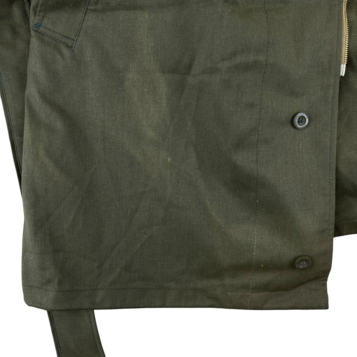 Czechoslovak Army M85 Field Parka Olive Green w/ Belt - X Large 188/112