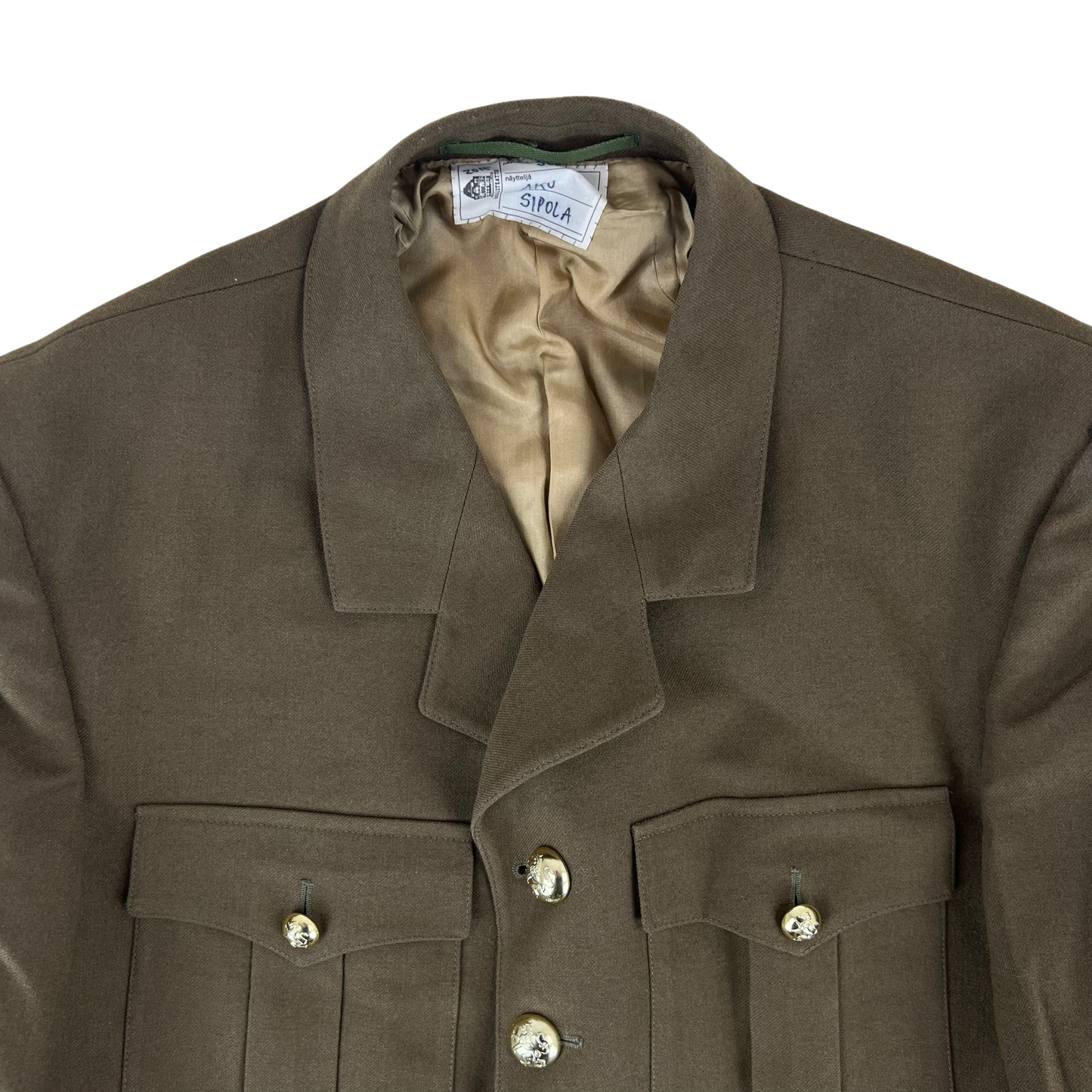 Belgian Army Khaki Tan Dress Jacket - Medium