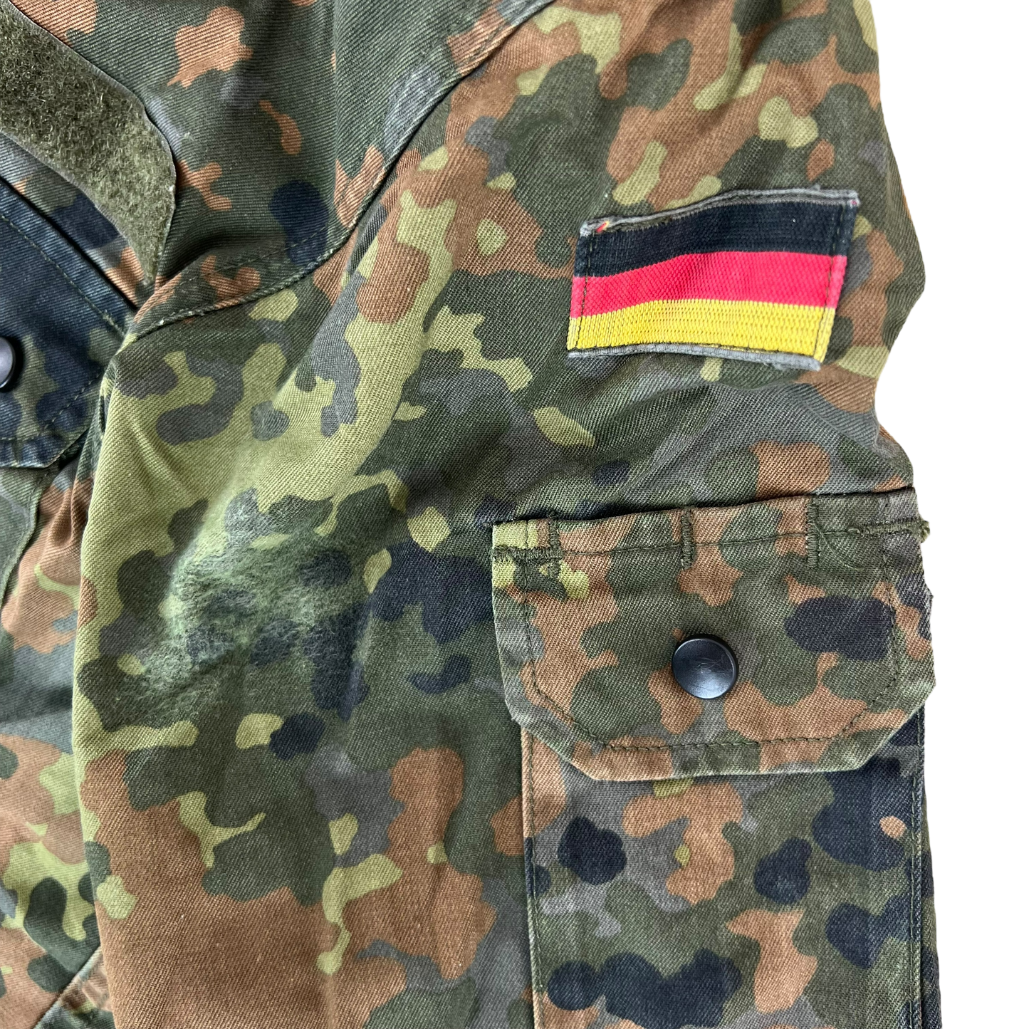 German Army Flecktarn Camouflage Long Sleeve Field Shirt - Large GrNr8