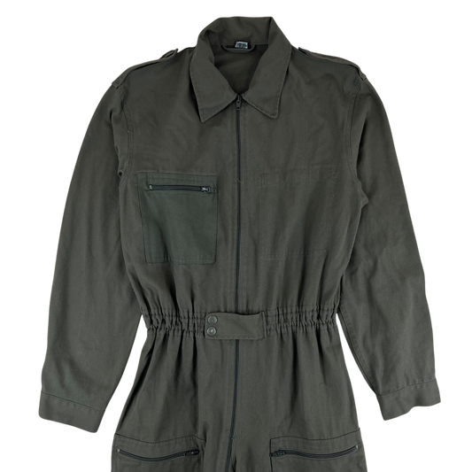 Austrian Army Anzug 75 Olive Drab Tanker Coveralls - Medium 96-100 V/VI