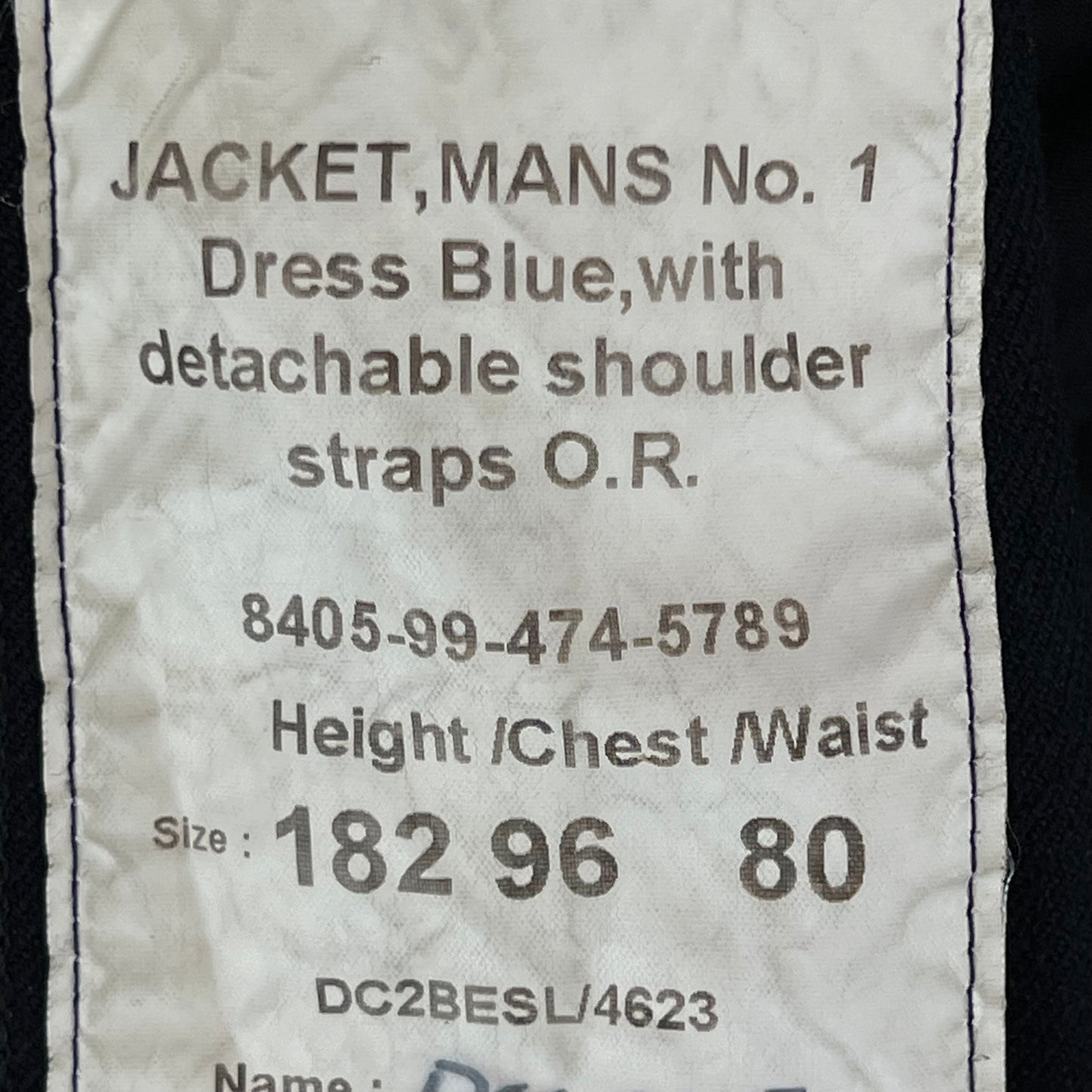 British Army No. 1 Dress Jacket - Mercian Regiment - Medium 182/96