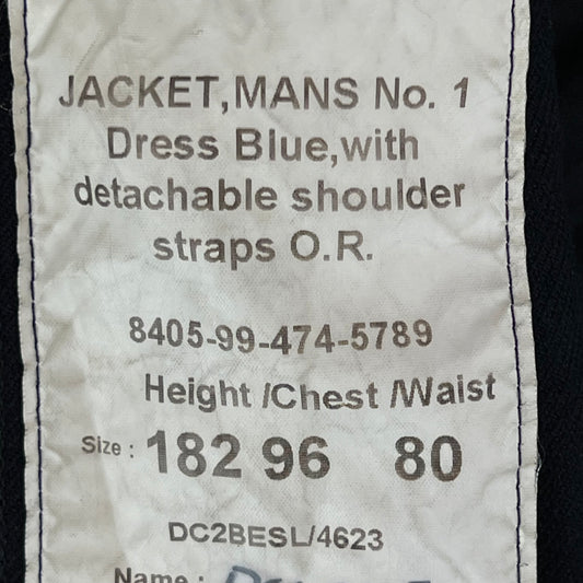 British Army No. 1 Dress Jacket - Mercian Regiment - Medium 182/96