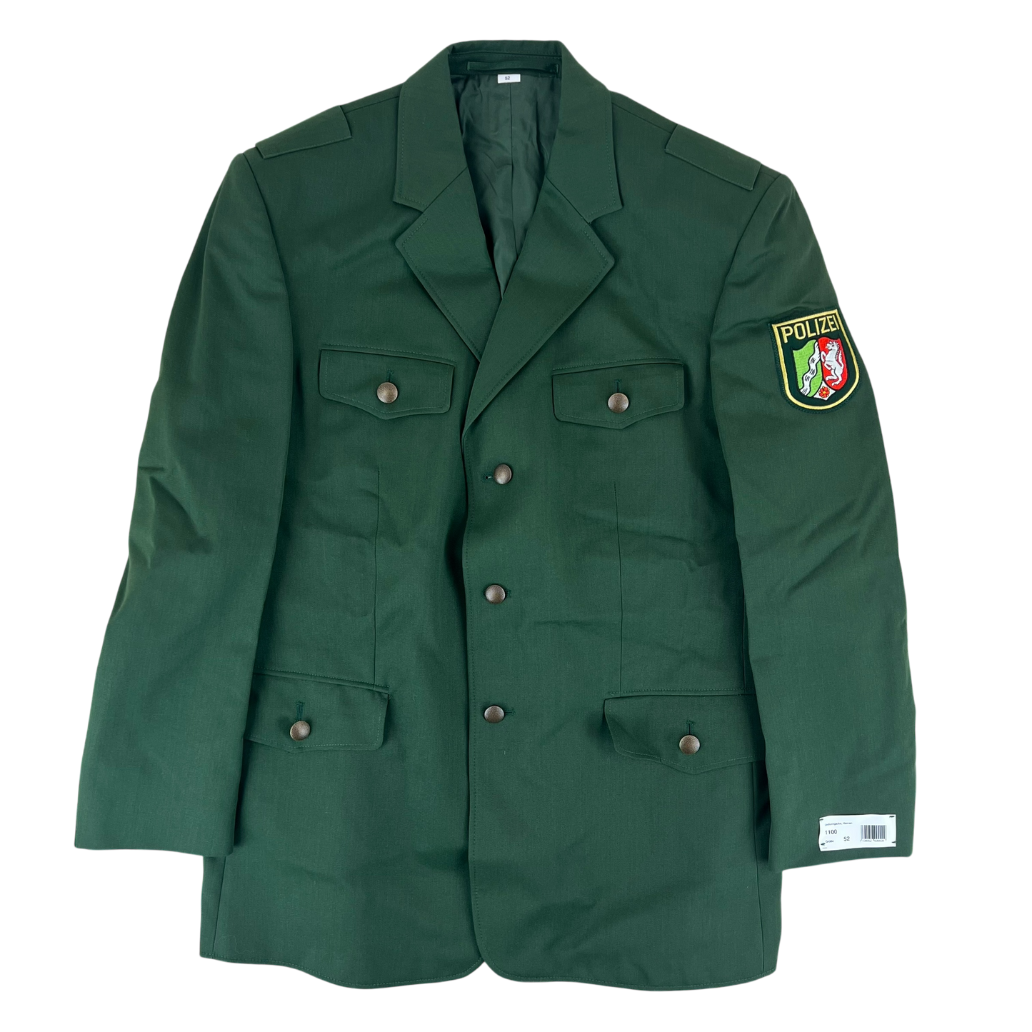 German Police Green Dress Jacket - Large