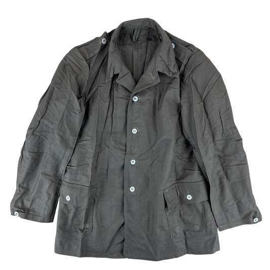 Swedish Army M40 "Grötrock" Brown Work Jacket - Medium