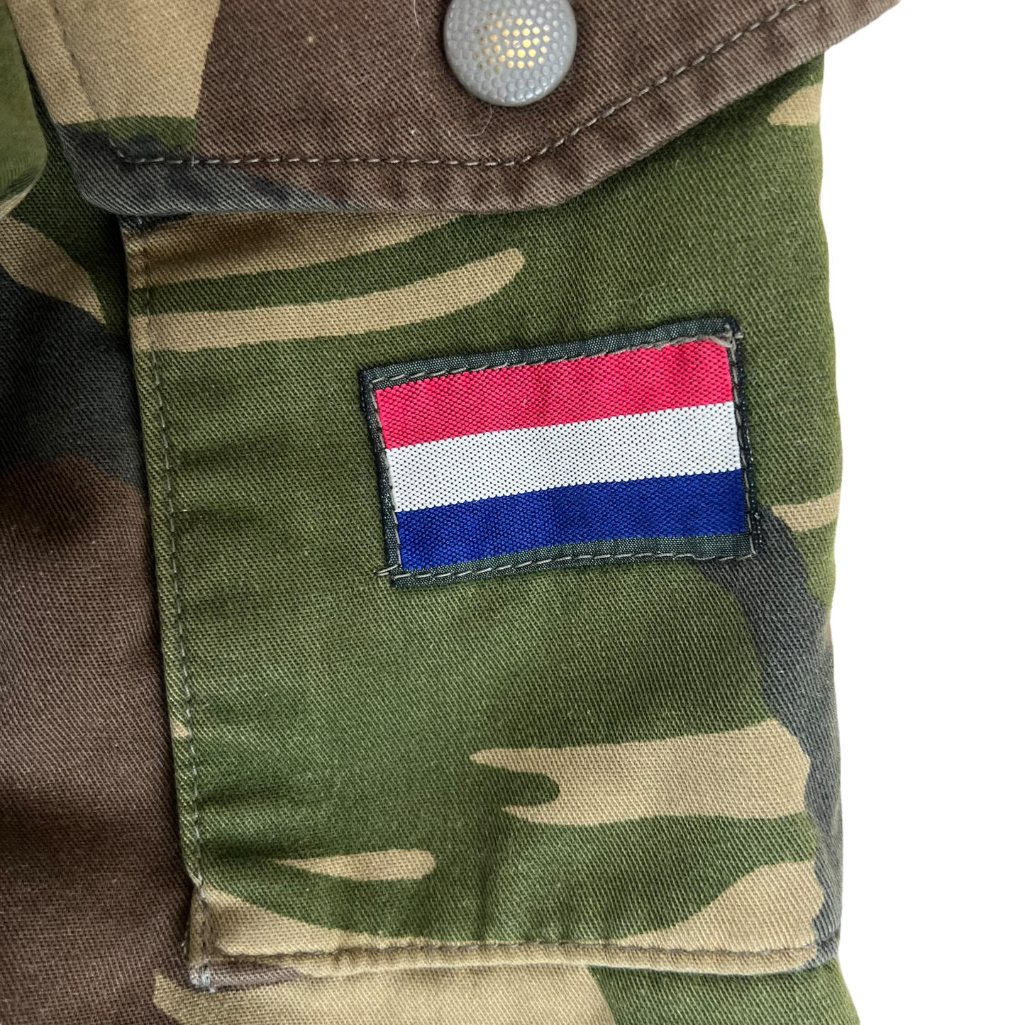 Dutch Army M93 DPM Woodland Camouflage Combat Jacket w/ Waterproof Liner - Large