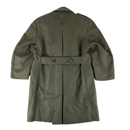 Italian Army 70s Khaki Greatcoat - Large