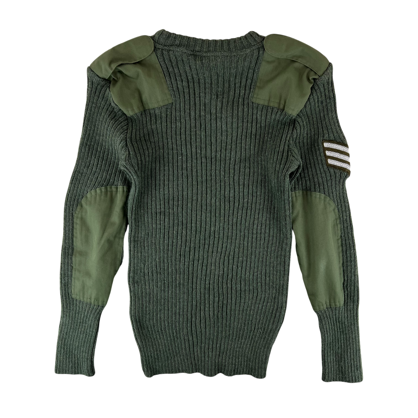 British Army Olive Green Pullover Jumper - Large 106cm