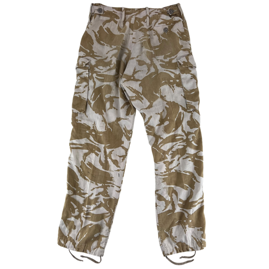 British Army Desert DPM Camouflage Combat Trousers - 90 Pattern - W33 L31