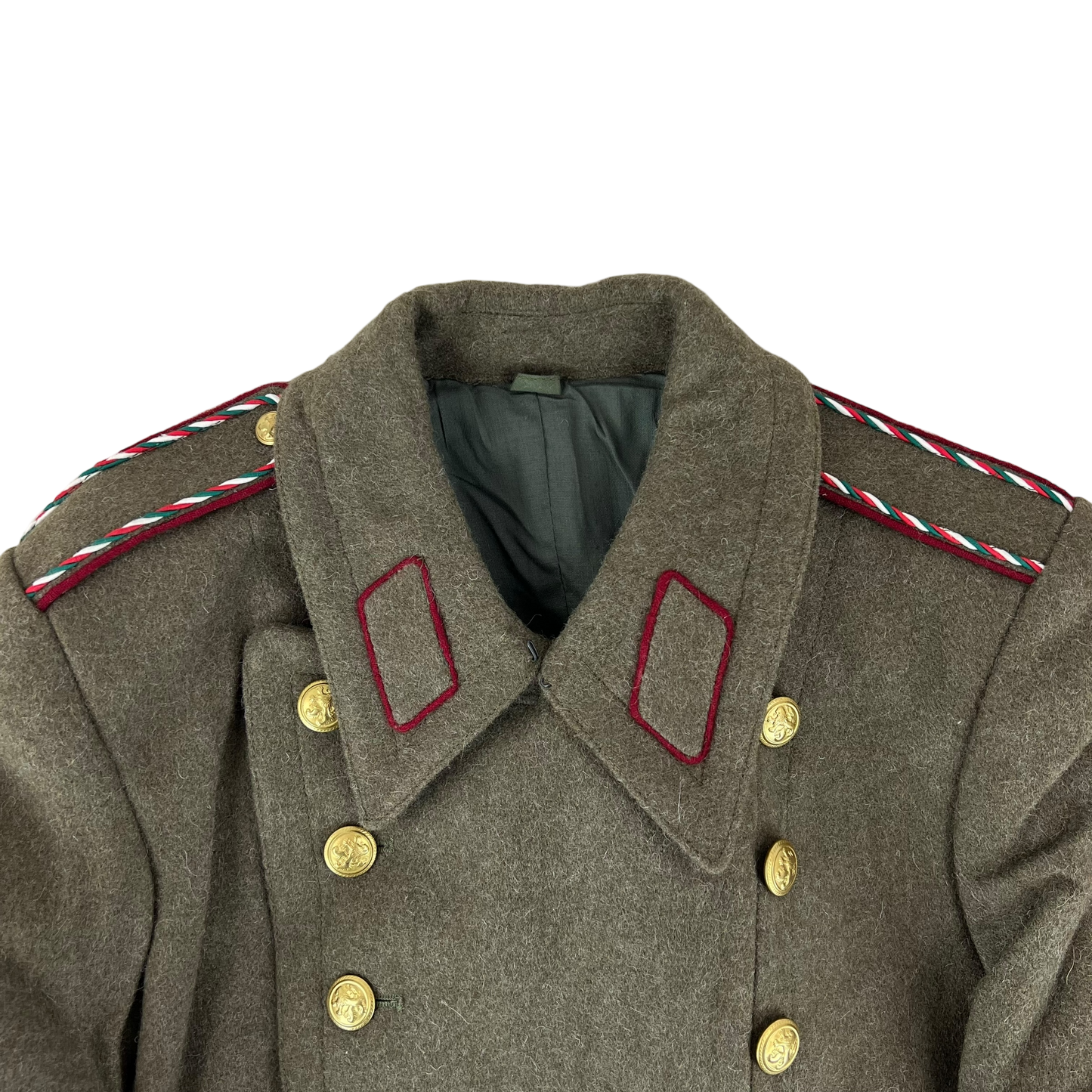 Bulgarian Army Khaki Wool Greatcoat - Medium