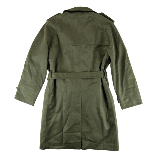 Spanish Army 80s Green Trenchcoat - Large