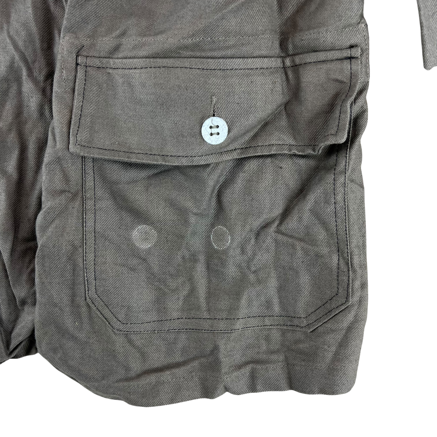 Swedish Army M40 "Grötrock" Brown Work Jacket - Large