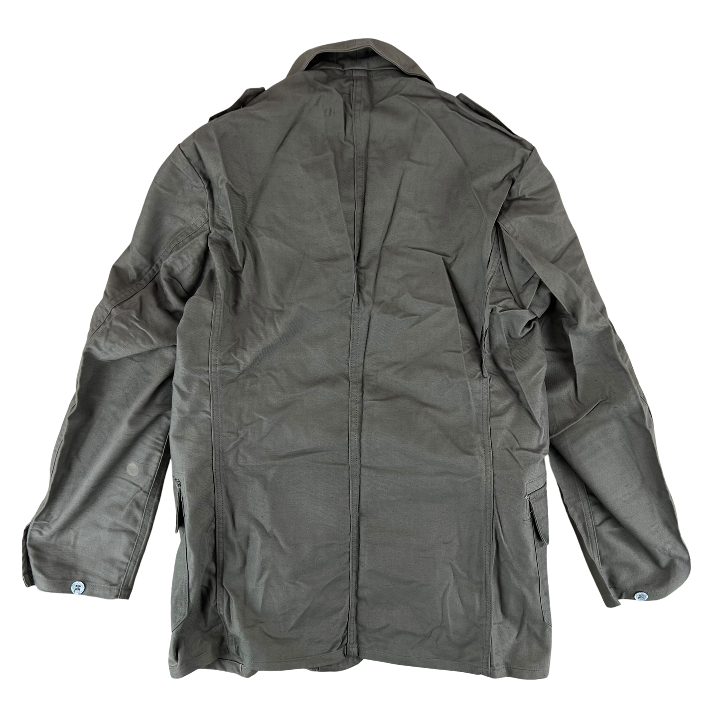 Swedish Army M40 "Grötrock" Brown Work Jacket - Medium