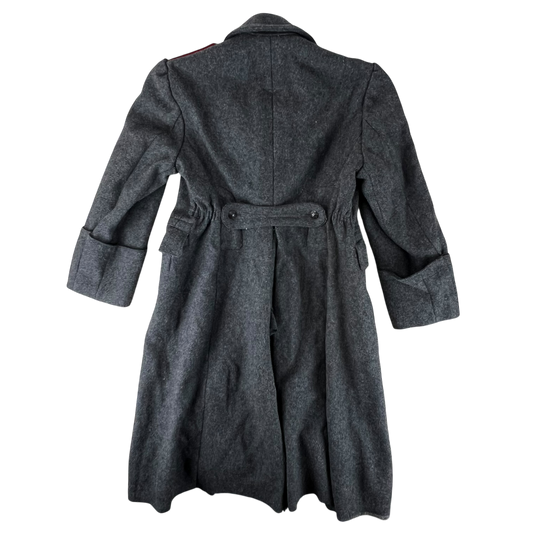 Bulgarian People's Army 70s Grey Wool Greatcoat - Medium