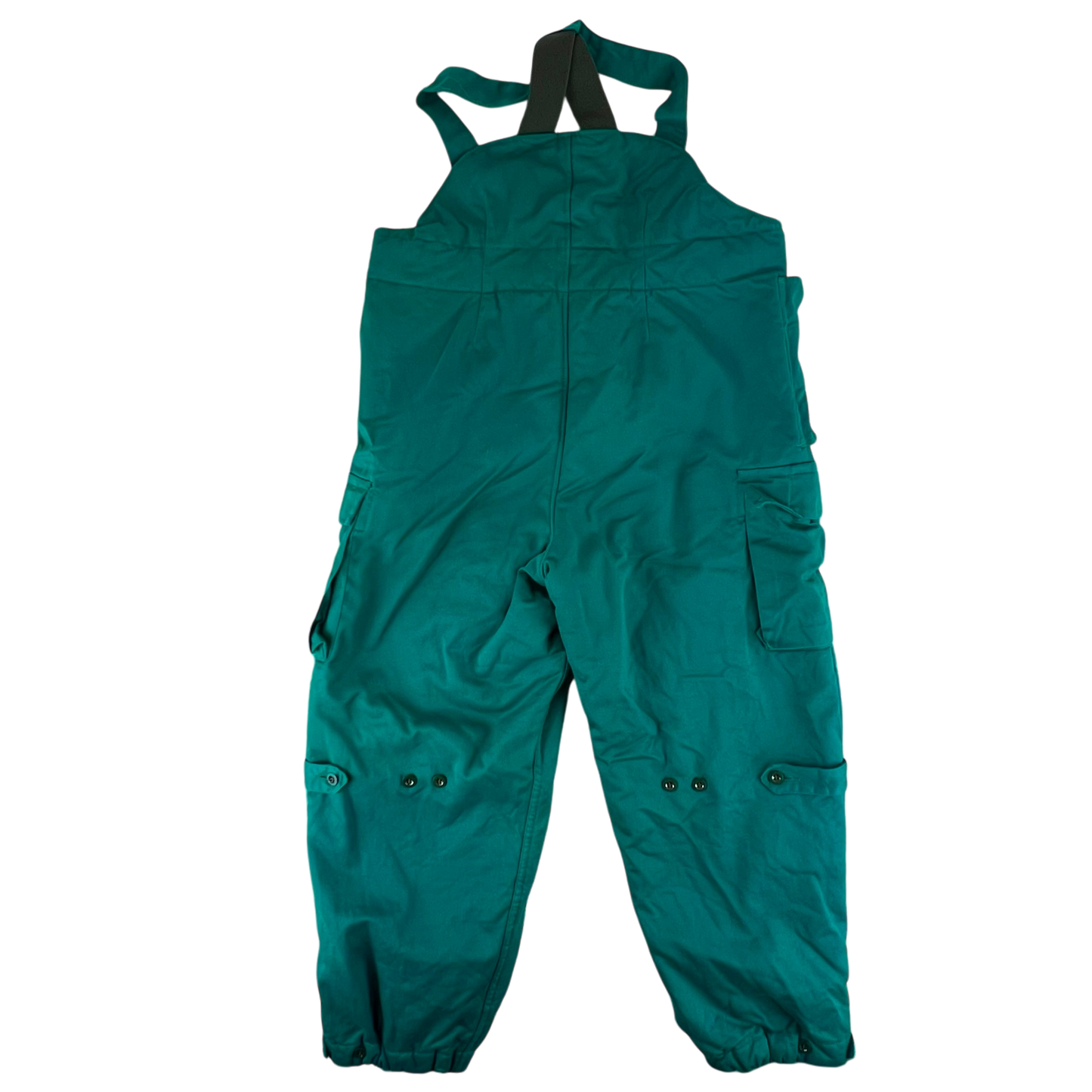 Austrian Army Thermal Insulated Green Blue Bib Overalls - Large 104-108 III/IV