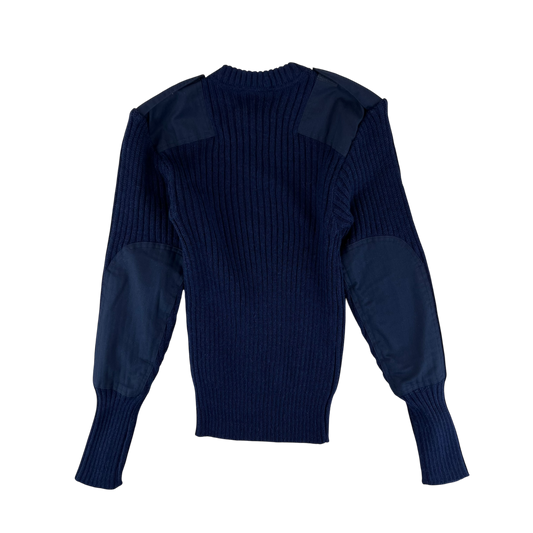 British Royal Navy Wool Crew Neck Pullover Jersey Jumper - Small 88cm