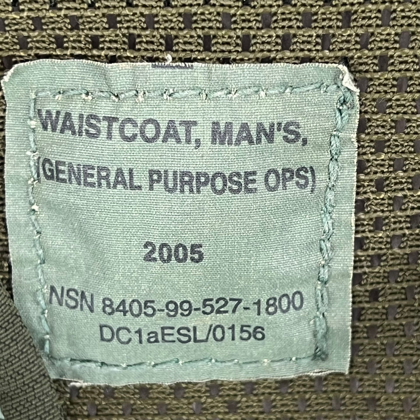 British Army Waistcoat Tactical Vest DPM Camouflage GP OPS