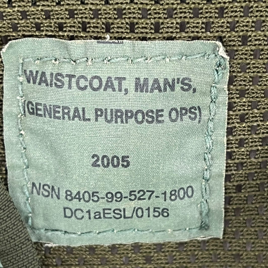 British Army Waistcoat Tactical Vest DPM Camouflage GP OPS