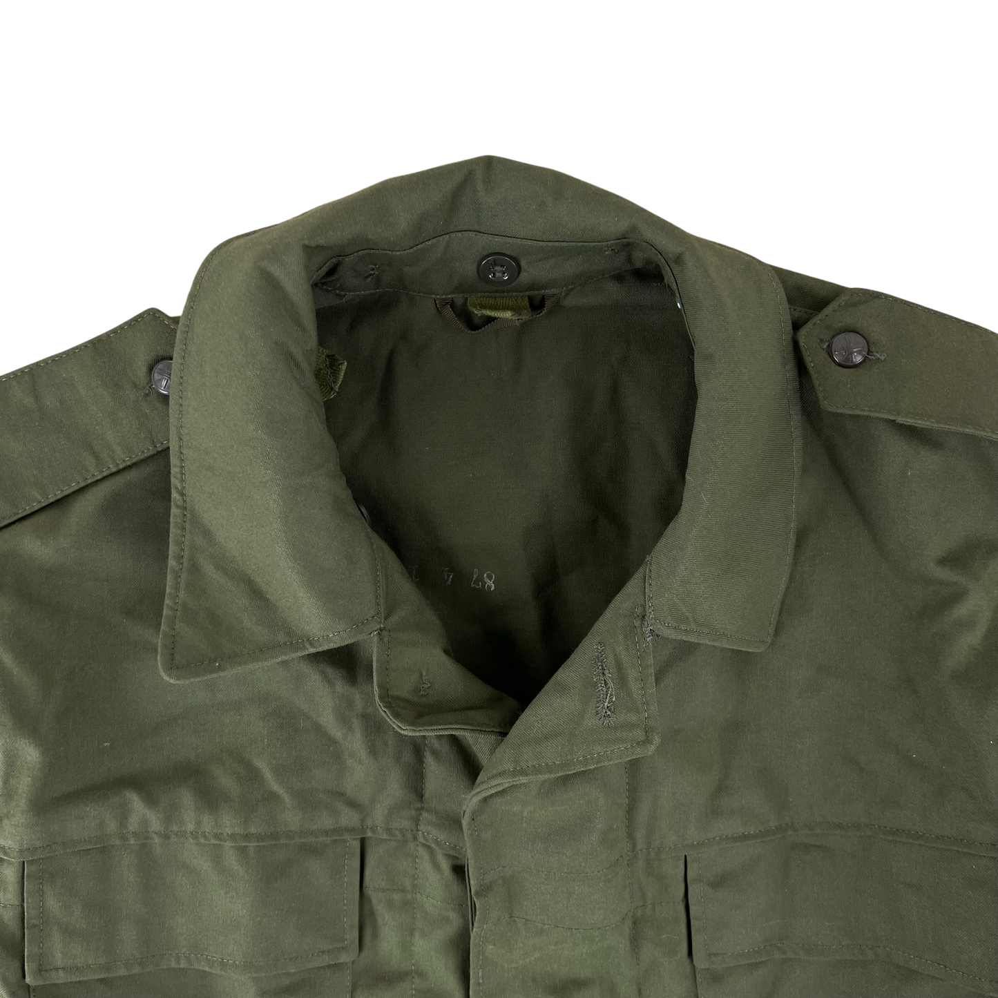 Czechoslovak Army M85 Field Parka Olive Green w/ Belt - Large 188/106