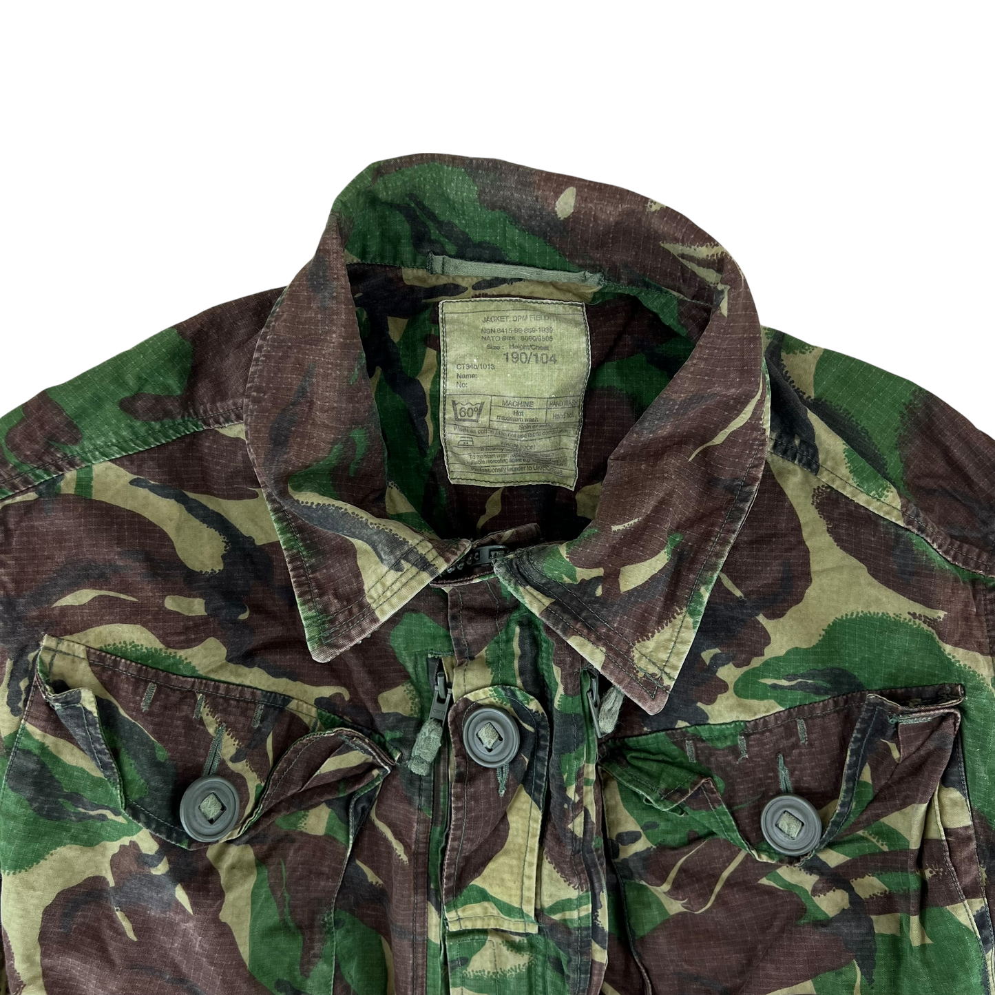 British Army S95 DPM Woodland Camo Field Jacket - Large 190/104