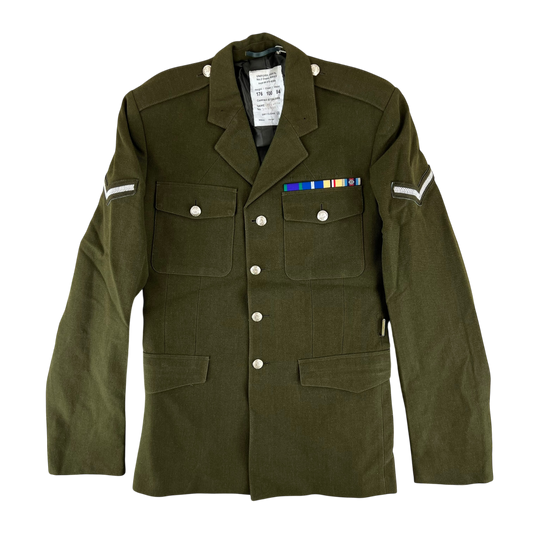 British Army 1980 Pattern No. 2 Olive Green Dress Jacket - RLC - Medium 172/100