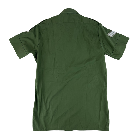 British Army Mens Olive Green Shirt Short Sleeve - Medium C38/40