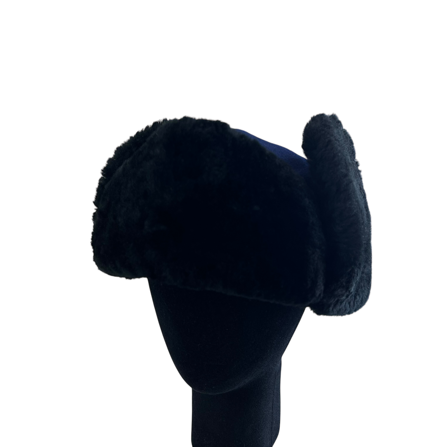 Finnish Air Force Faux Fur Ushanka Hat - Medium 57cm