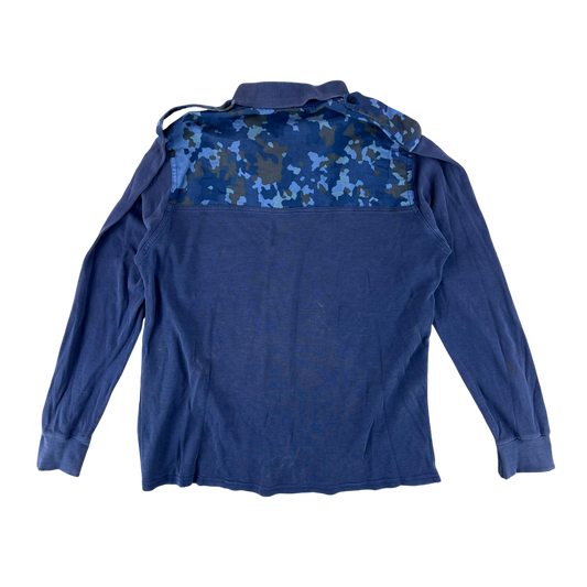 Romanian Navy M2017 Blue Camouflage Polo Top - Medium