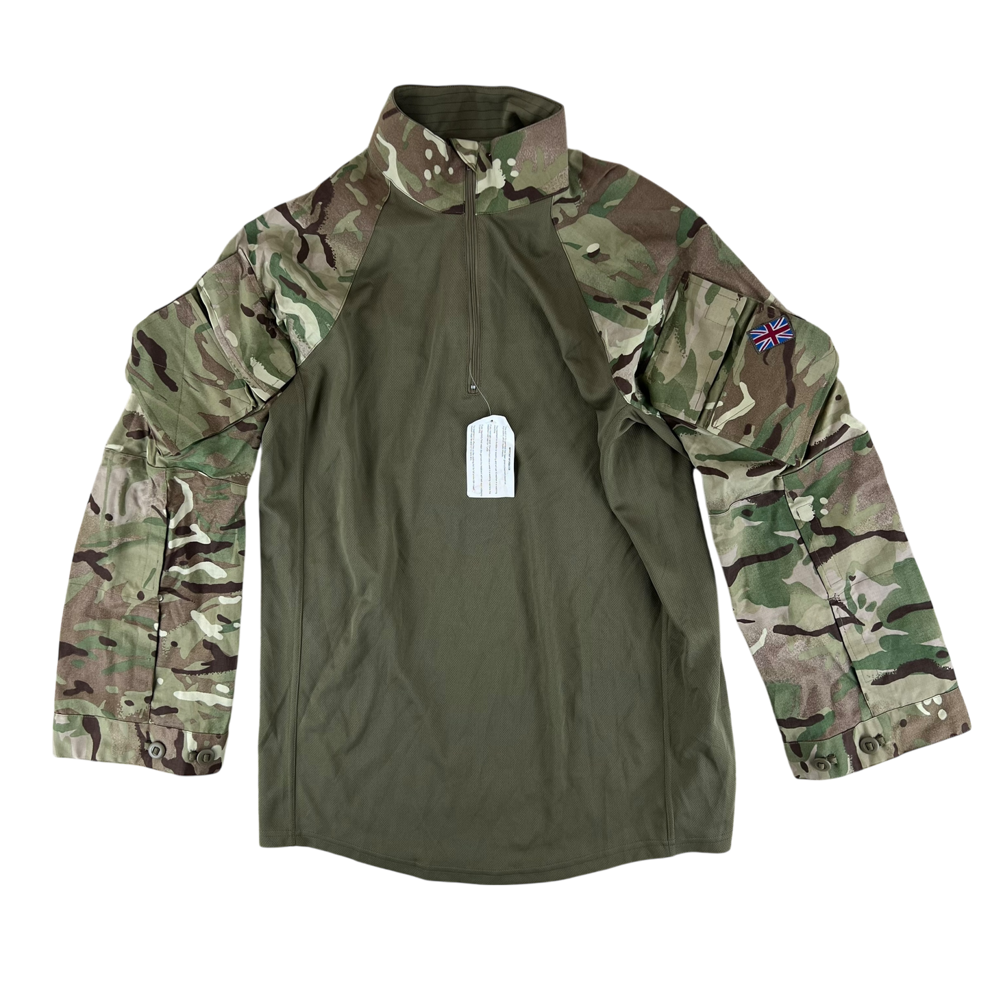 British Army MTP Camouflage Olive Green UBACS Combat Shirt - Large 180/100