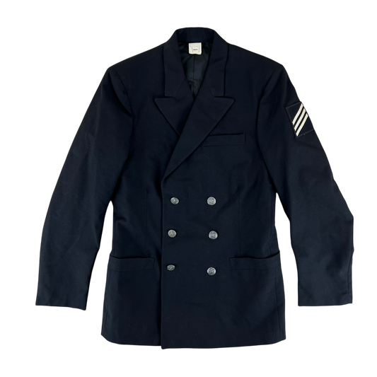 US Navy Black Blazer Jacket - Medium 38L