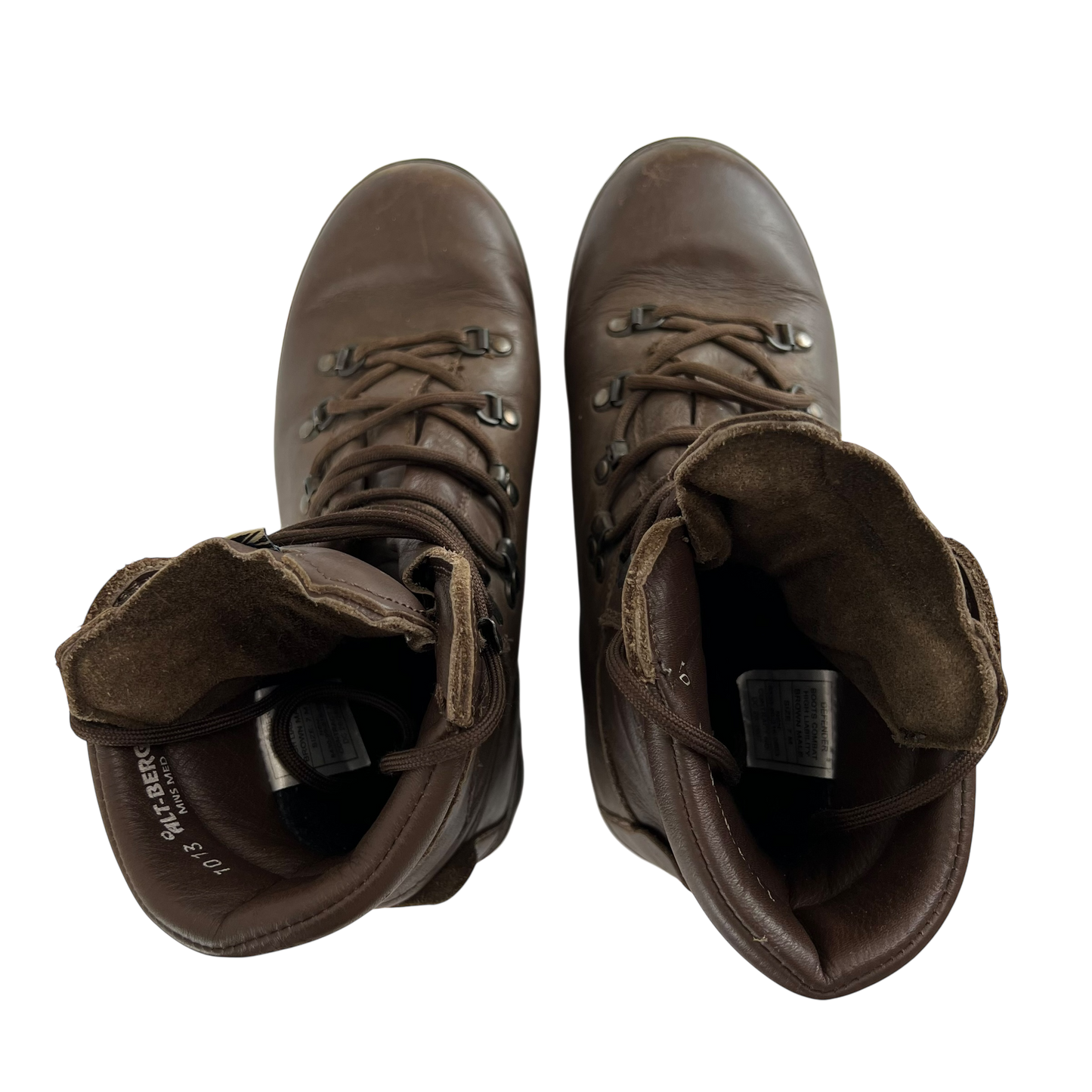 British Army Altberg Defender Brown Combat Boots - Size 7M